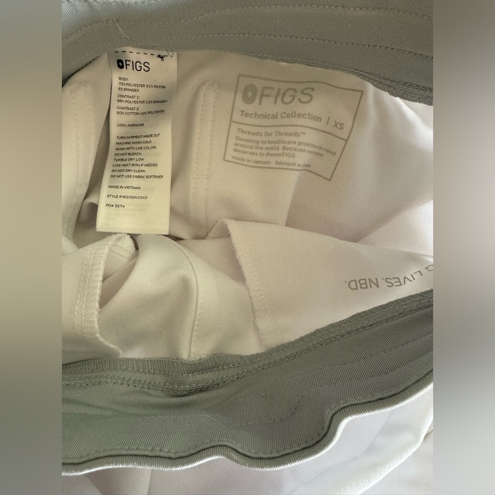 Women’s Optic White Fionxtra Zamora Jogger Scrub Pants